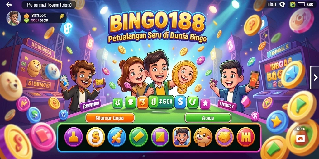 Tampilan gameplay BINGO188 yang menarik dalam petualangan Bingo.