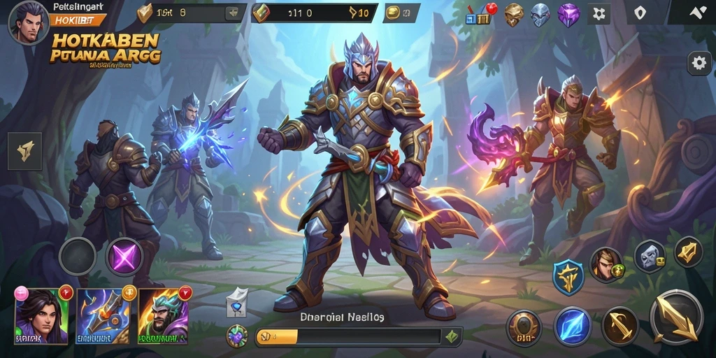 Tampilan gameplay HOKIBET yang menakjubkan dan seru.